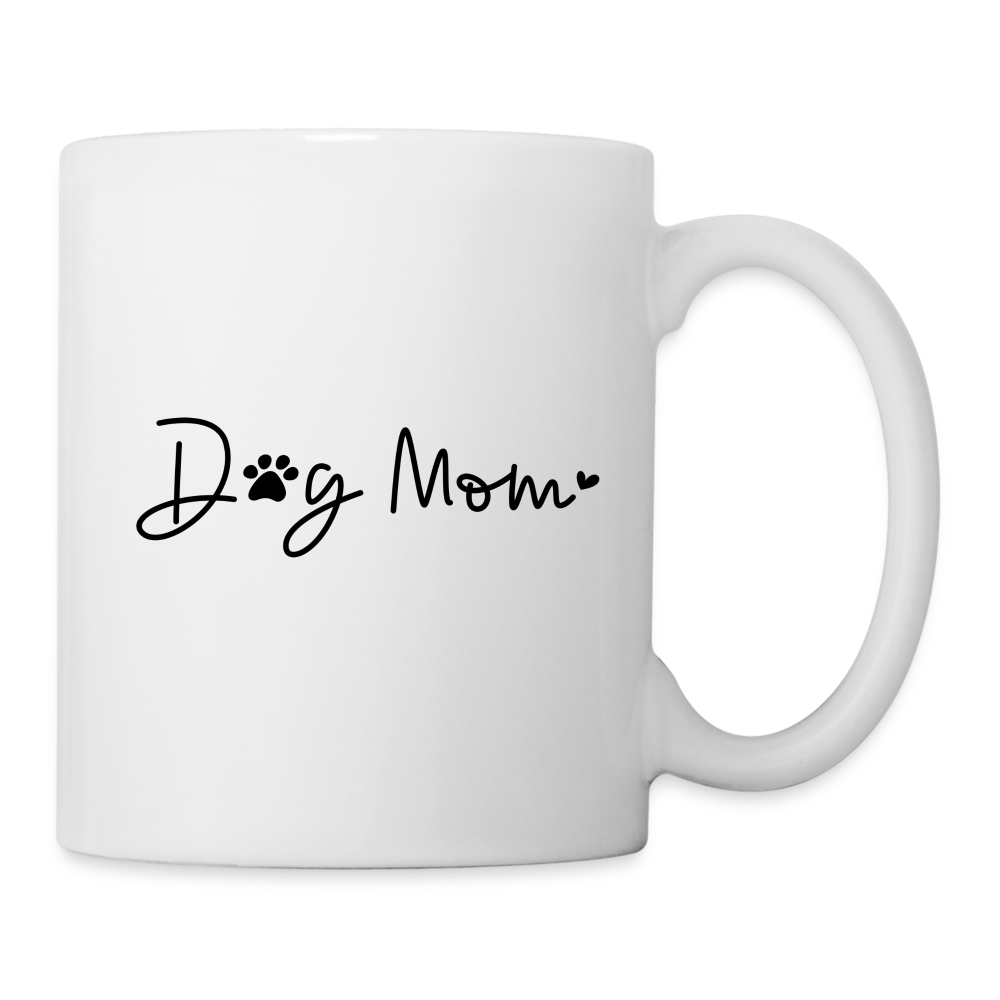 Dog Mom Coffee Mug - white