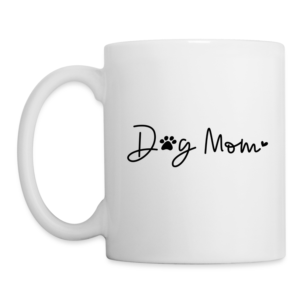 Dog Mom Coffee Mug - white