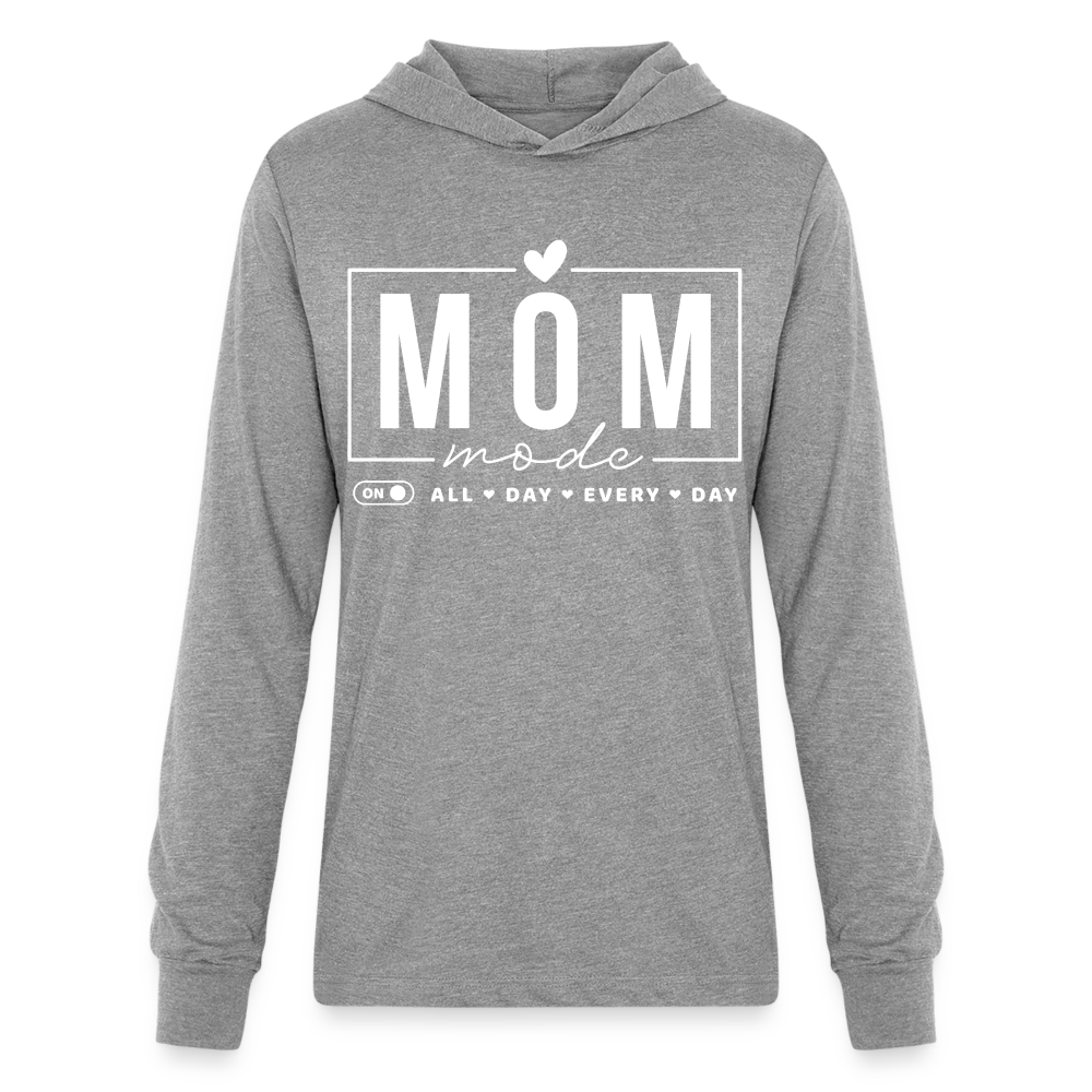 Unisex Long Sleeve Hoodie Shirt - heather grey