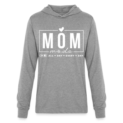 Unisex Long Sleeve Hoodie Shirt - heather grey