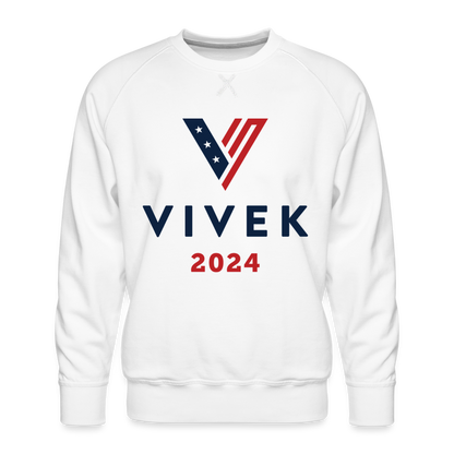 Vivek 2024 Men’s Premium Sweatshirt - white