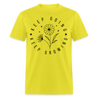 Keep Going Keep Growing T-Shirt - yellow