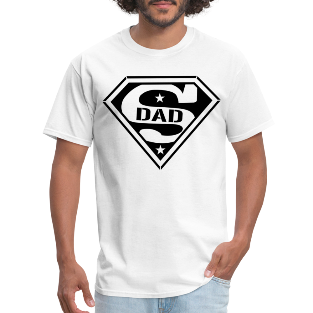 Super Dad T-Shirt (Customize) - white