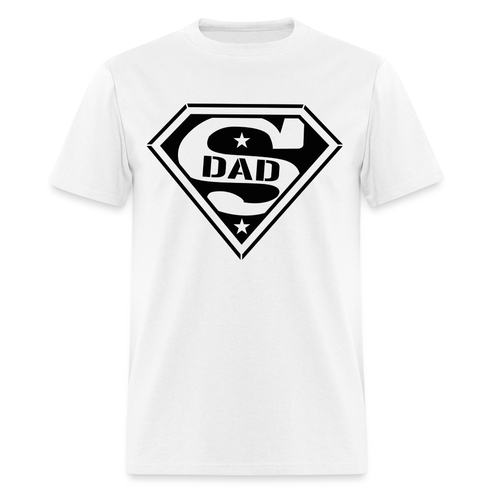 Super Dad T-Shirt (Customize) - white