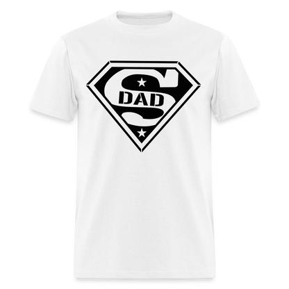 Super Dad T-Shirt (Customize) - white