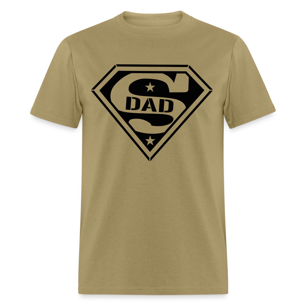 Super Dad T-Shirt (Customize) - khaki