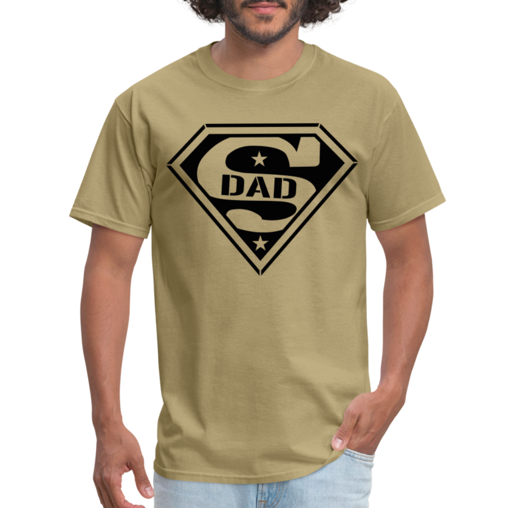 Super Dad T-Shirt (Customize) - khaki