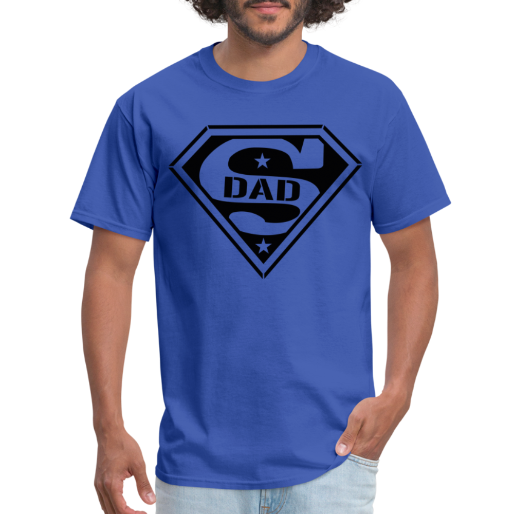 Super Dad T-Shirt (Customize) - royal blue