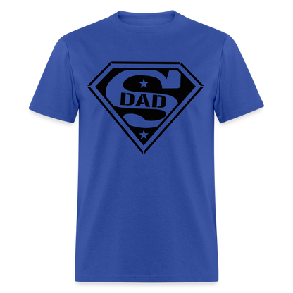 Super Dad T-Shirt (Customize) - royal blue