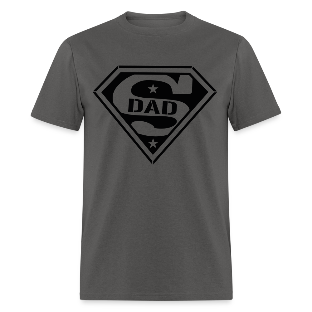 Super Dad T-Shirt (Customize) - charcoal