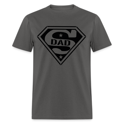 Super Dad T-Shirt (Customize) - charcoal
