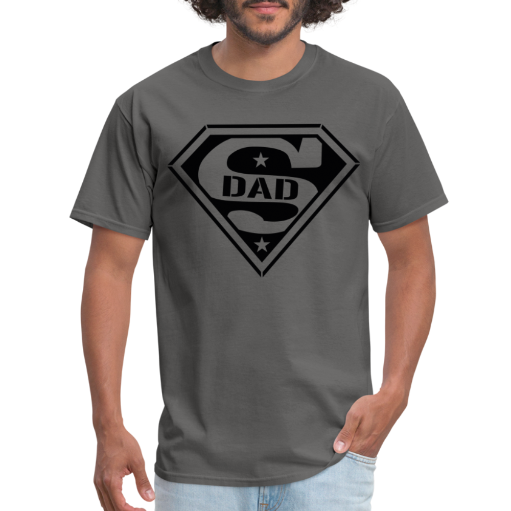 Super Dad T-Shirt (Customize) - charcoal