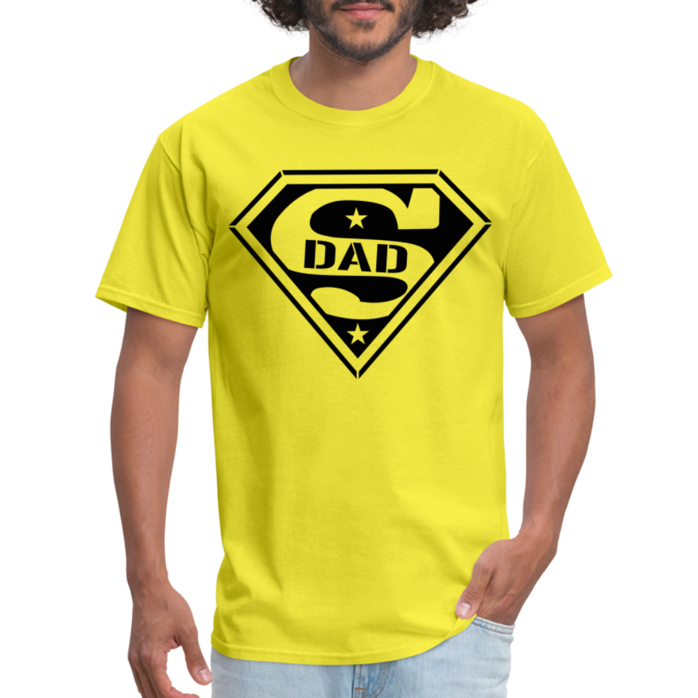 Super Dad T-Shirt (Customize) - yellow