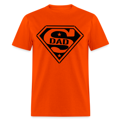 Super Dad T-Shirt (Customize) - orange