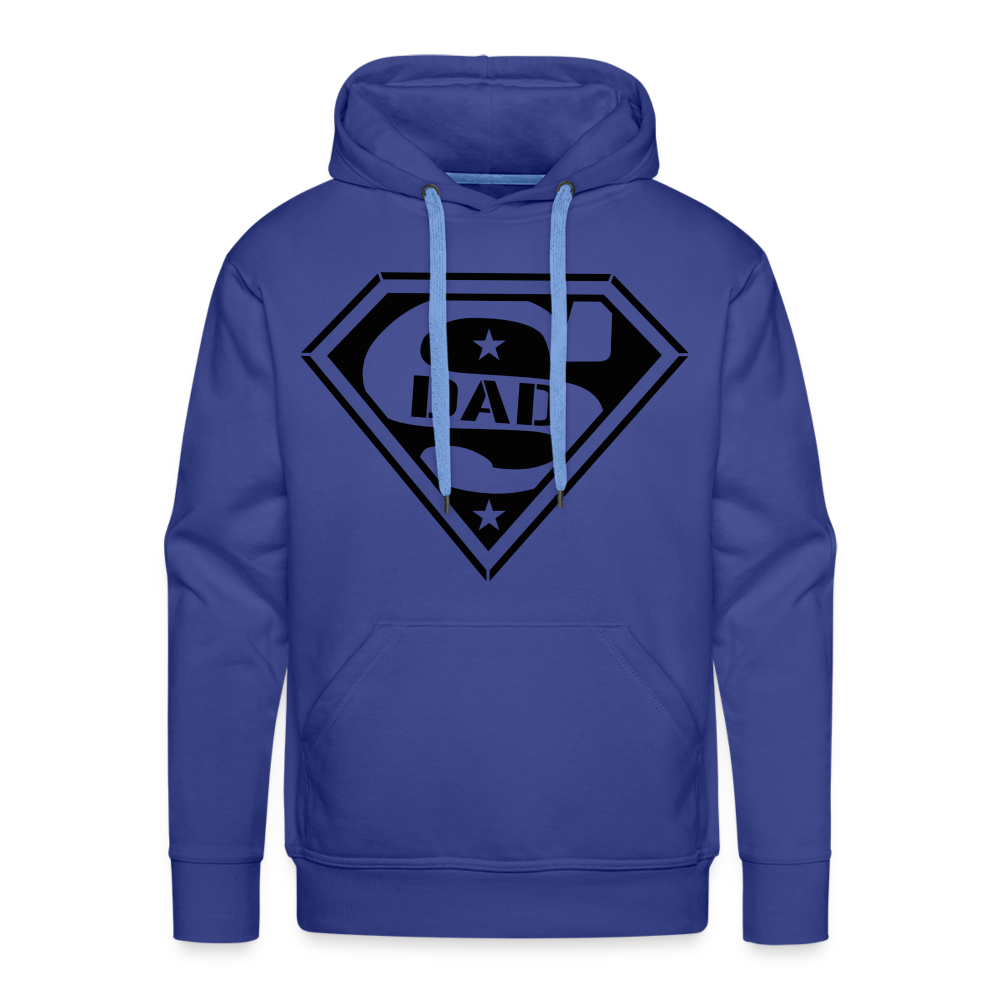 Super Dad Men’s Premium Hoodie (Customize) - royal blue