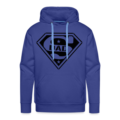 Super Dad Men’s Premium Hoodie (Customize) - royal blue