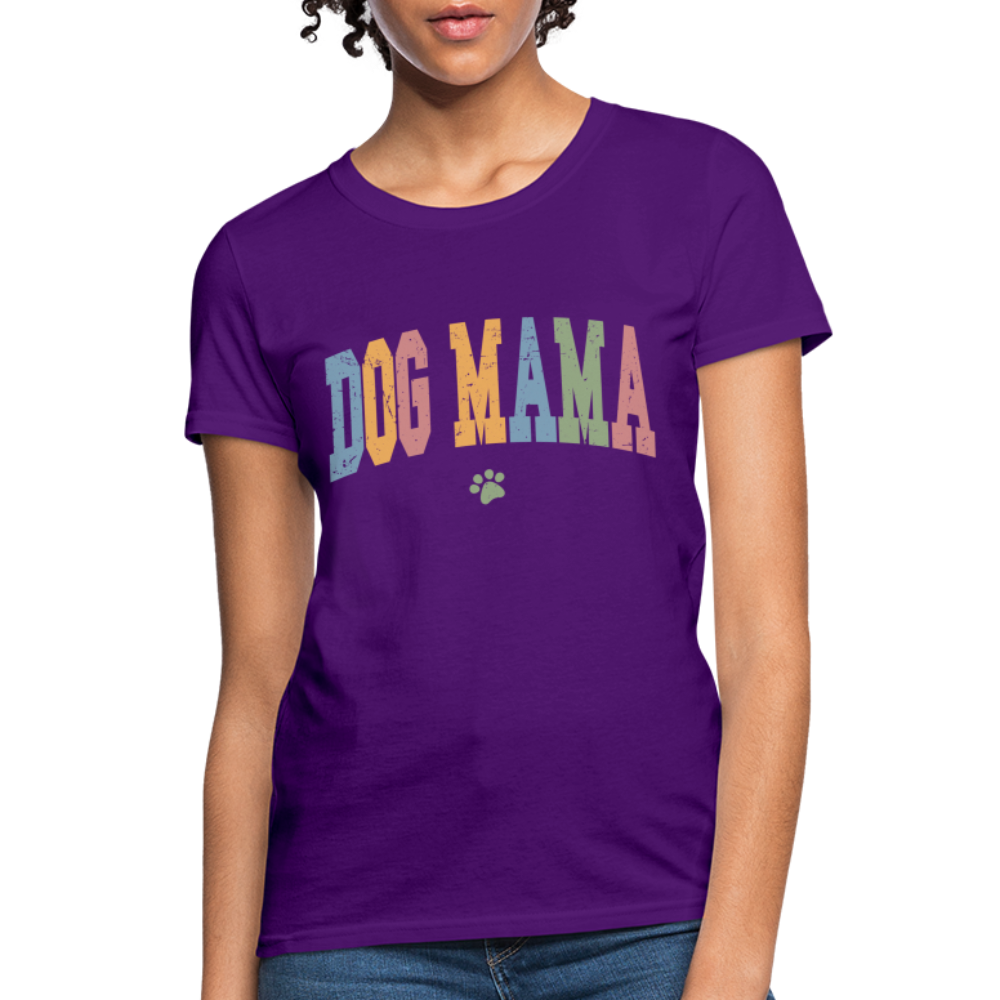 Dog Mama T-Shirt - purple