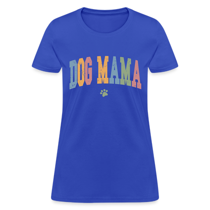 Dog Mama T-Shirt - royal blue