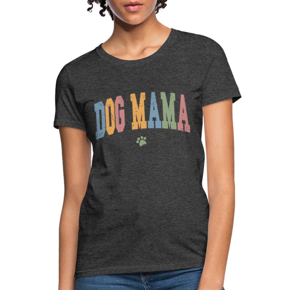 Dog Mama T-Shirt - heather black