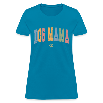 Dog Mama T-Shirt - turquoise