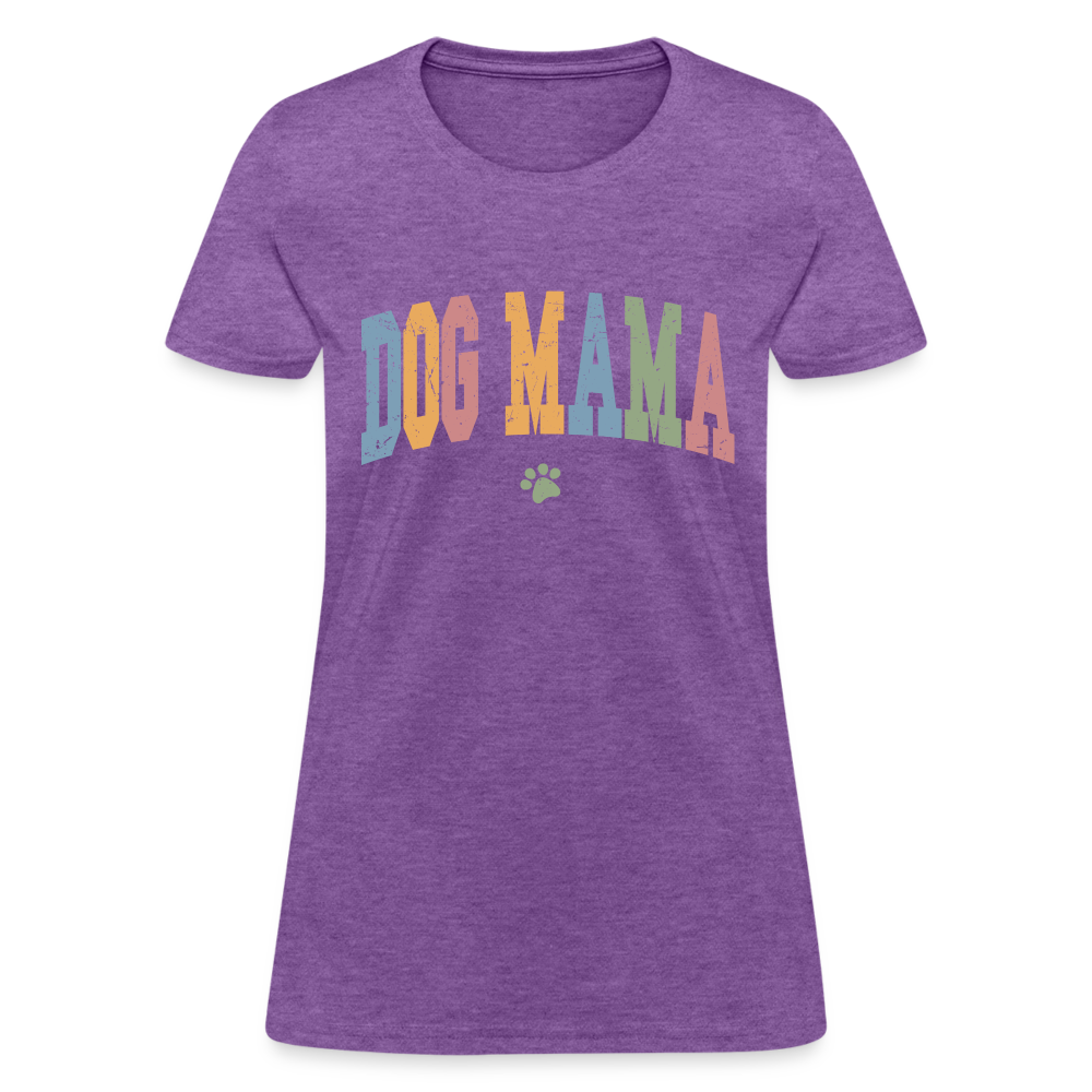 Dog Mama T-Shirt - purple heather