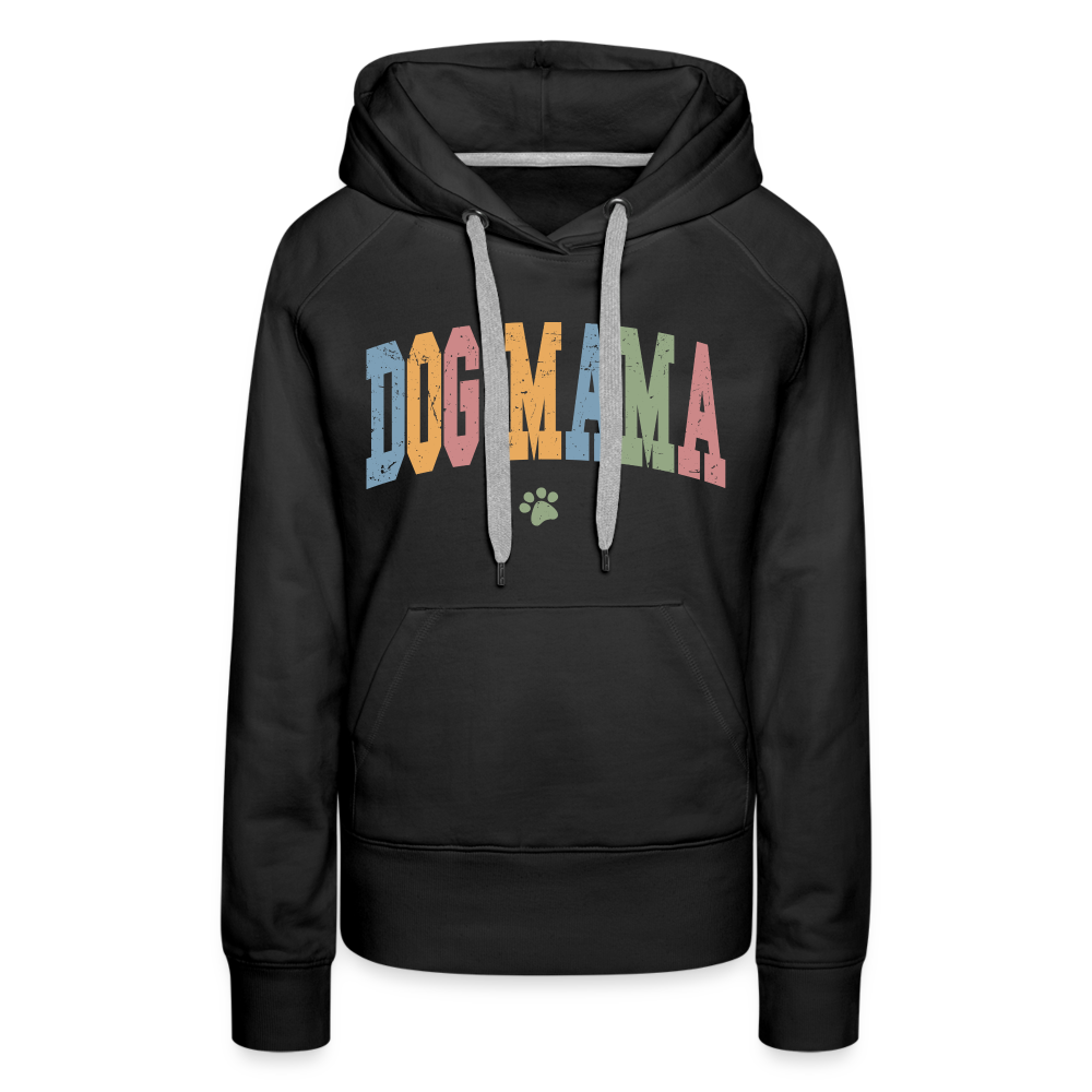 Dog Mama : Women’s Premium Hoodie - black