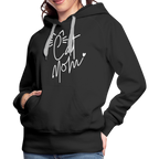 Cat Mom Premium Hoodie (White Letters)
