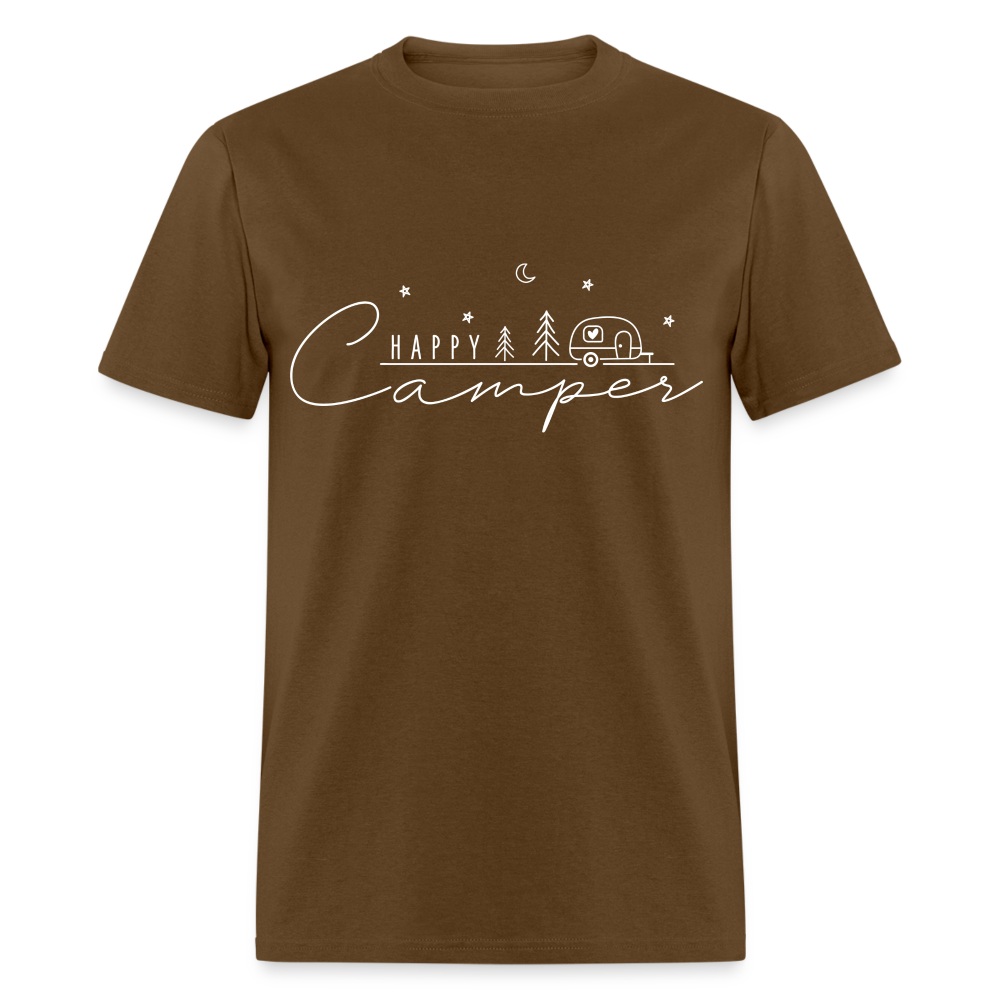 Happy Camper T-Shirt - brown
