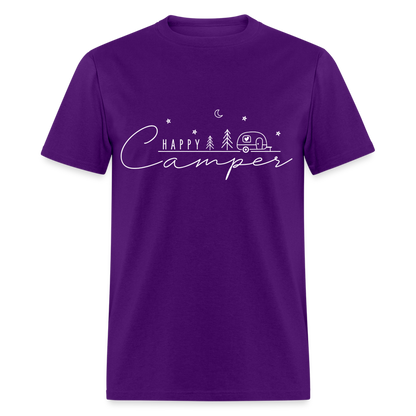 Happy Camper T-Shirt - purple