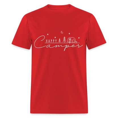 Happy Camper T-Shirt - red