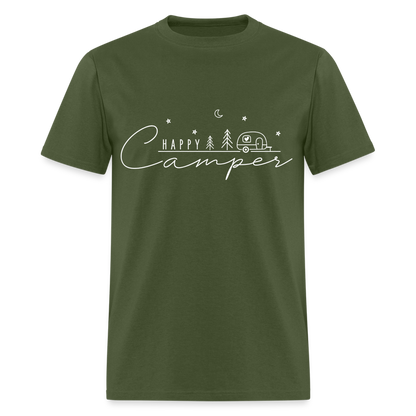 Happy Camper T-Shirt - military green