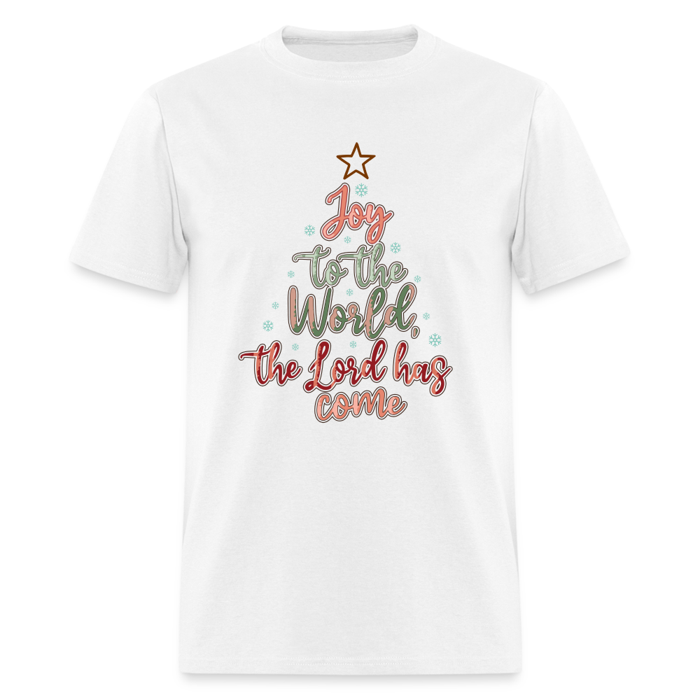 Joy To The World The Lord Has Come T-Shirt - white