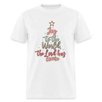 Joy To The World The Lord Has Come T-Shirt - white
