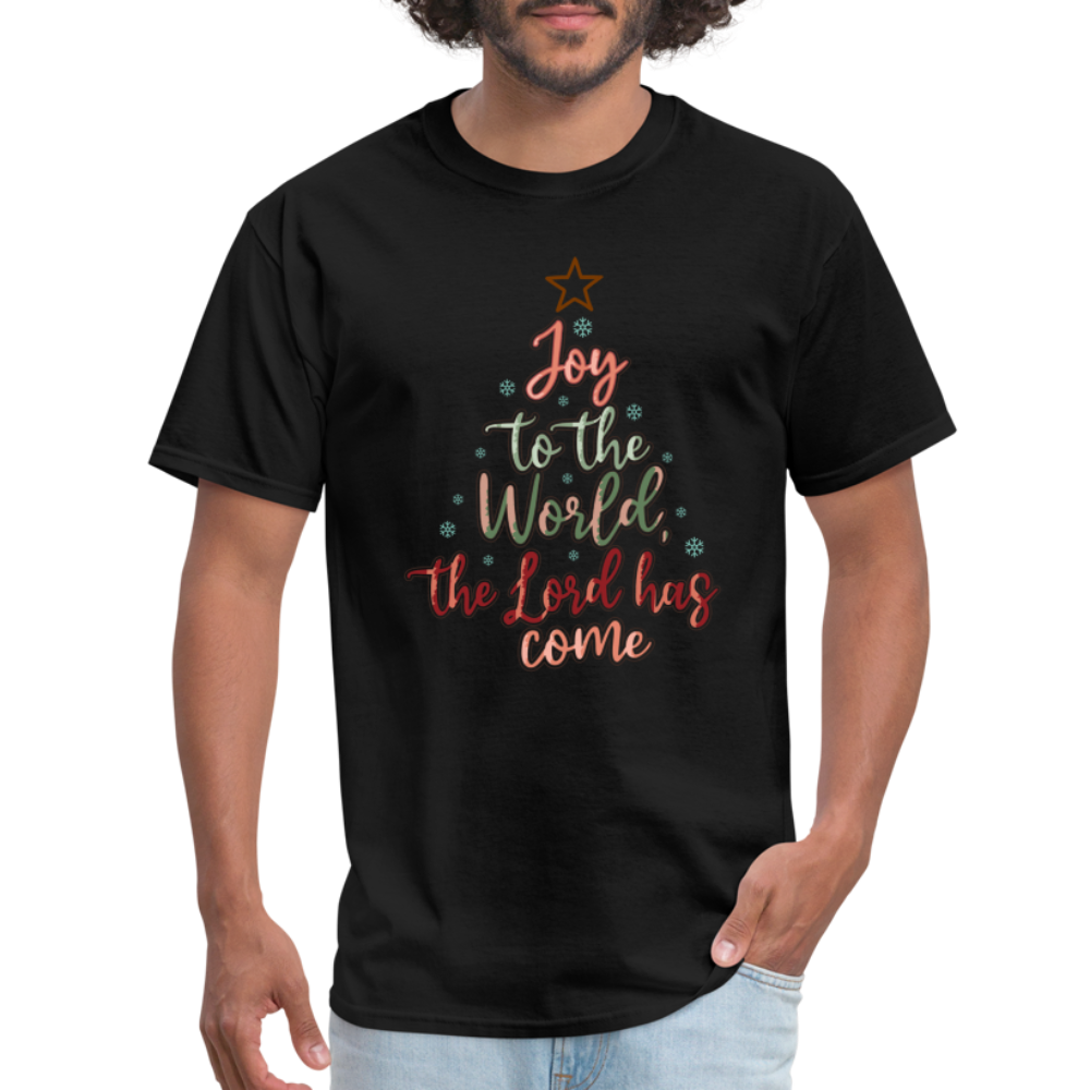 Joy To The World The Lord Has Come T-Shirt - black