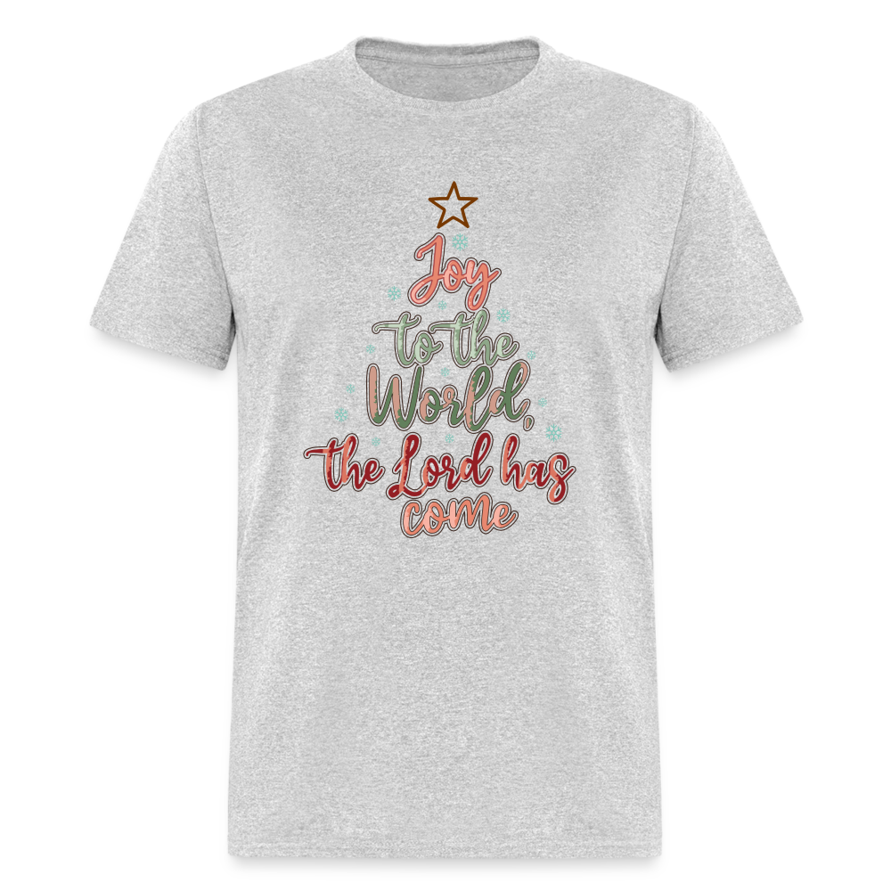 Joy To The World The Lord Has Come T-Shirt - heather gray