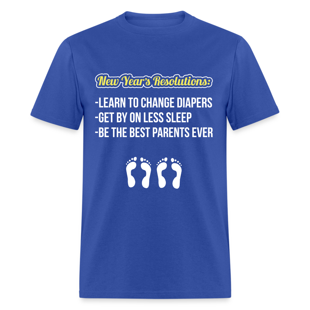 New Year's Resolution T-Shirt (Parents) - royal blue