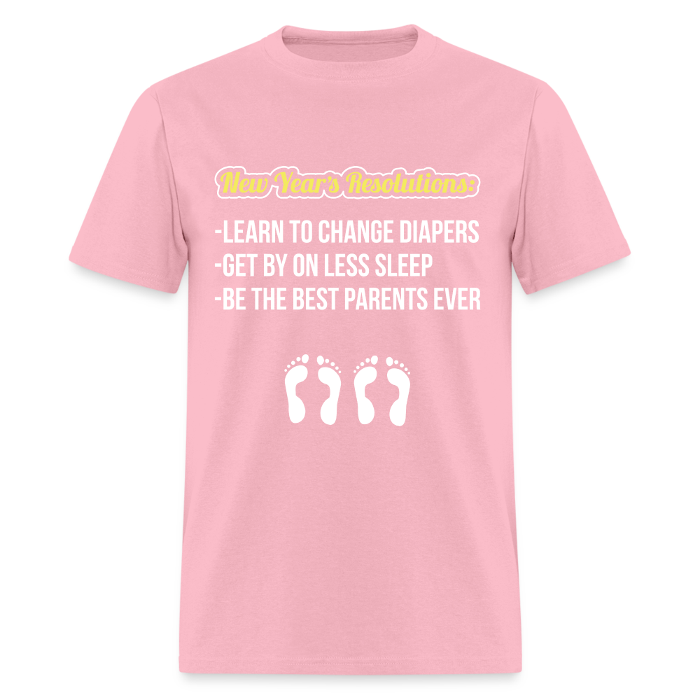 New Year's Resolution T-Shirt (Parents) - pink