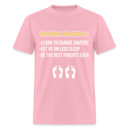 New Year's Resolution T-Shirt (Parents) - pink