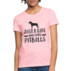 Just a Girl Who Loves Pitbulls T-Shirt
