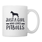 Just a Girl Who Loves Pitbulls : Coffee Mug