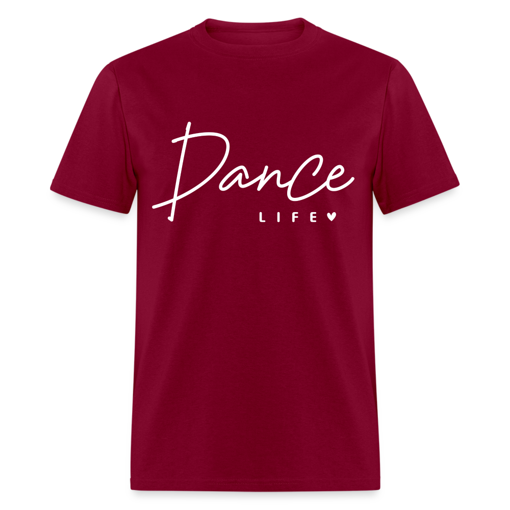 Dance Life T-Shirt - burgundy