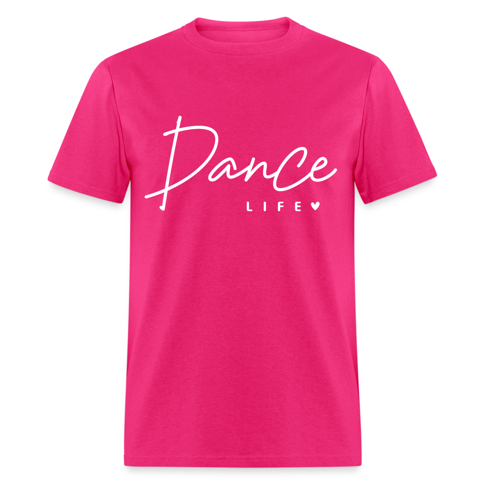Dance Life T-Shirt - fuchsia