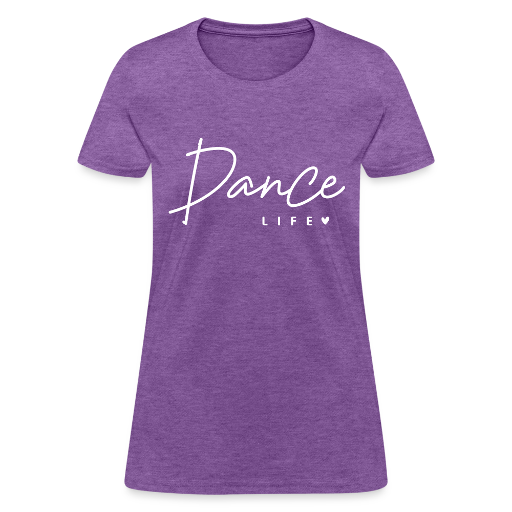 Dance Life Women's T-Shirt - purple heather