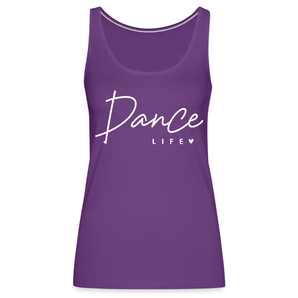 Dance Life : Women’s Premium Tank Top - purple