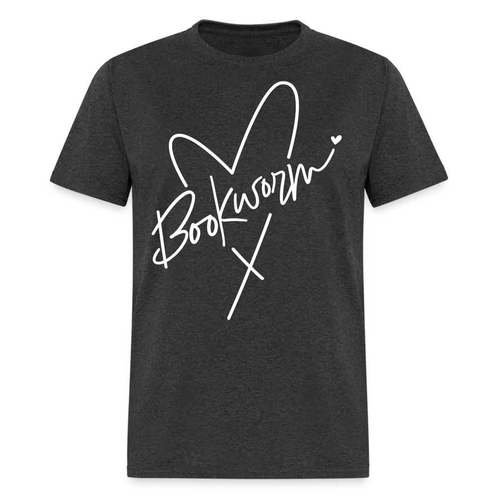 Bookworm T-Shirt - heather black