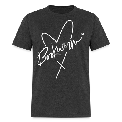 Bookworm T-Shirt - heather black