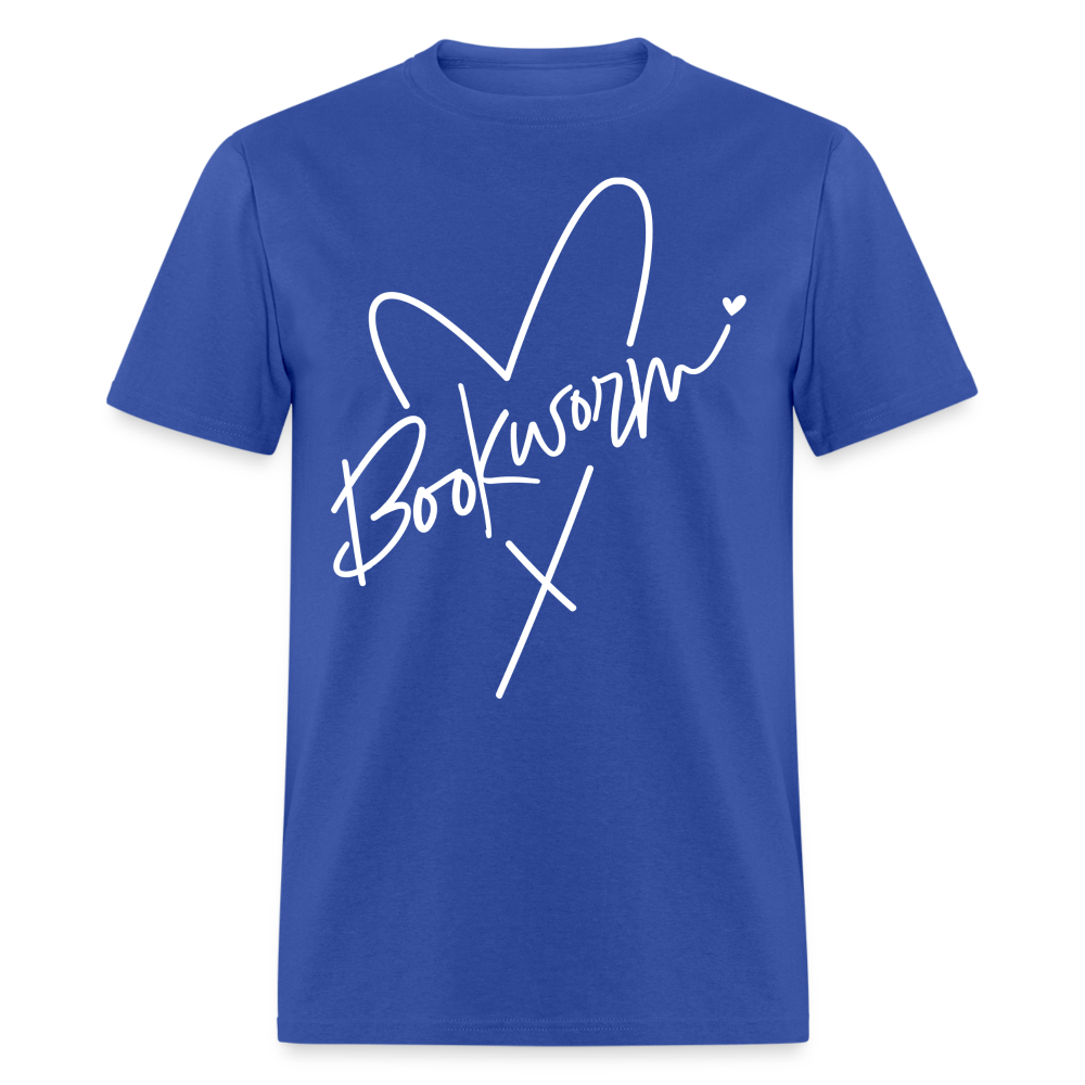 Bookworm T-Shirt - royal blue