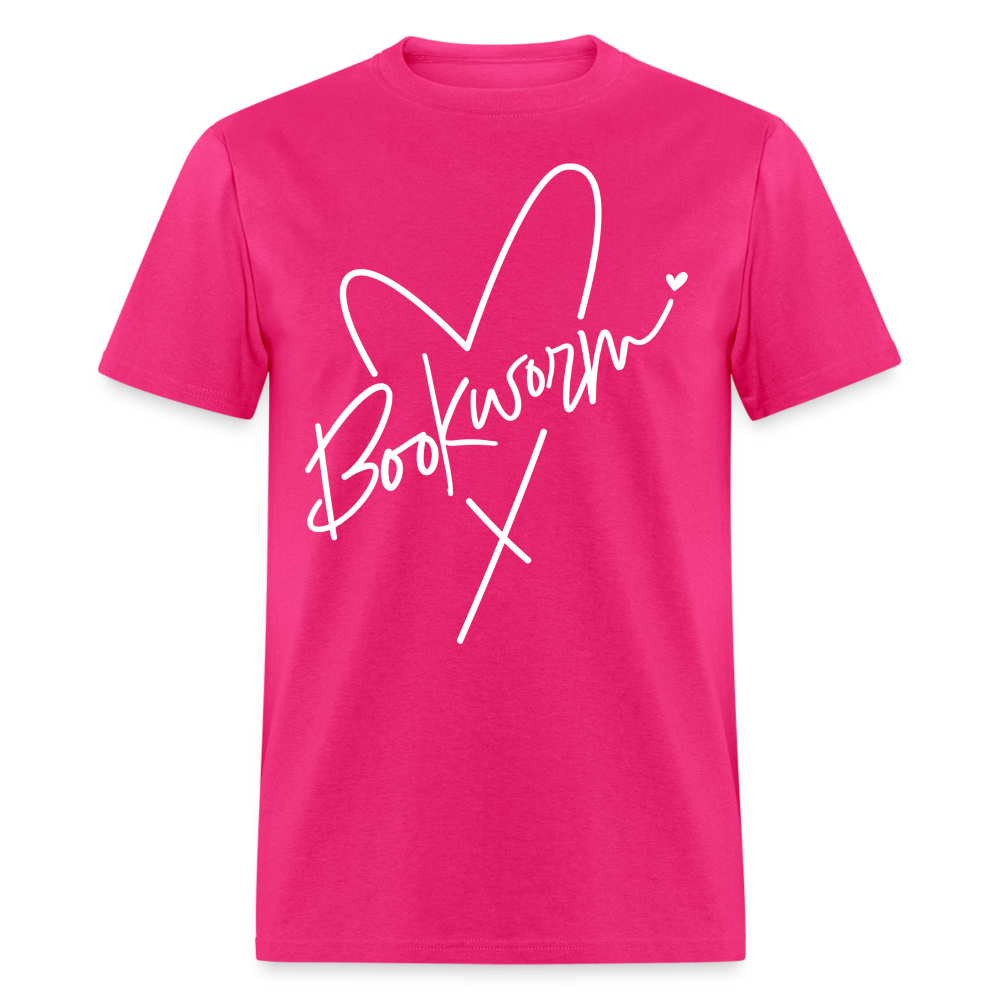 Bookworm T-Shirt - fuchsia