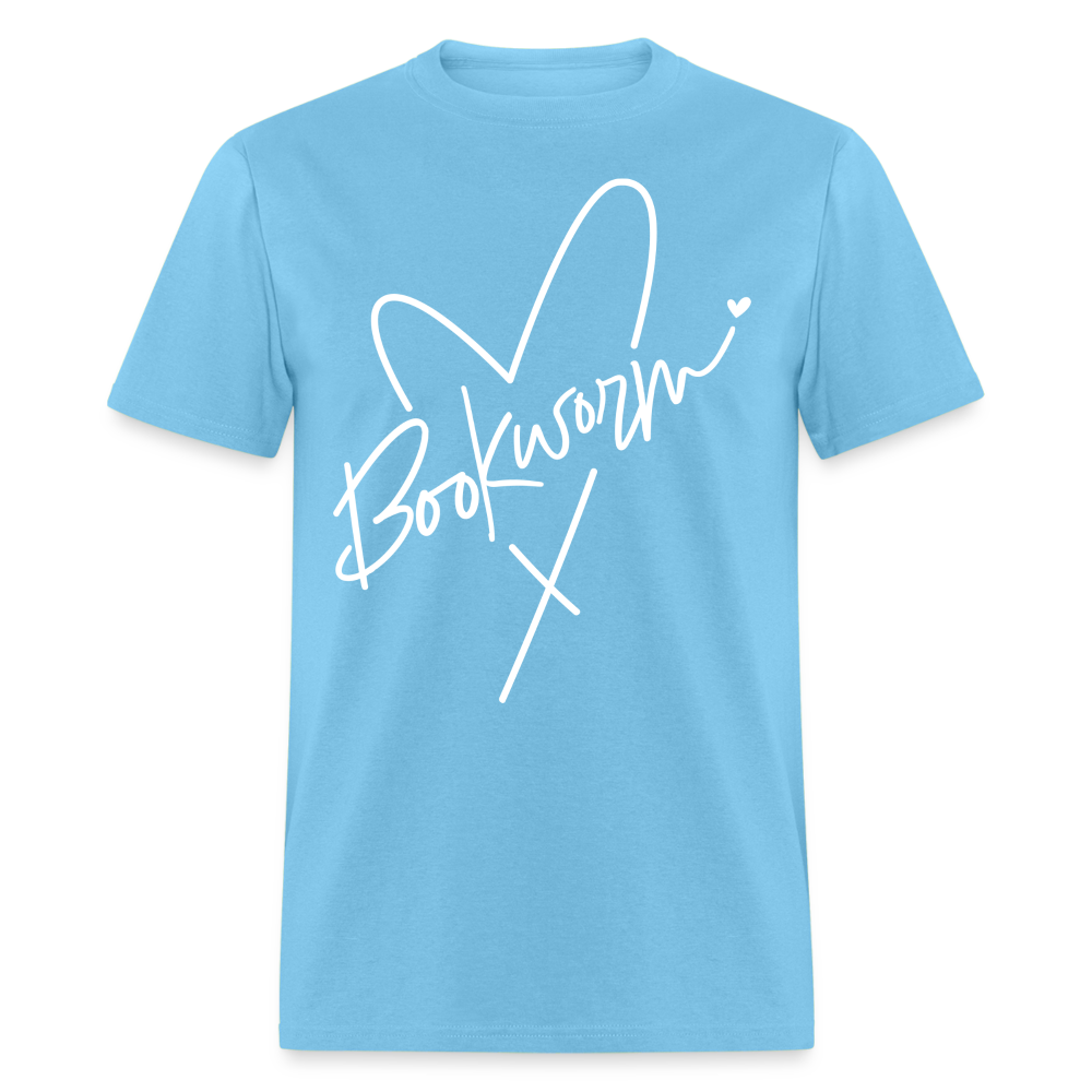 Bookworm T-Shirt - aquatic blue