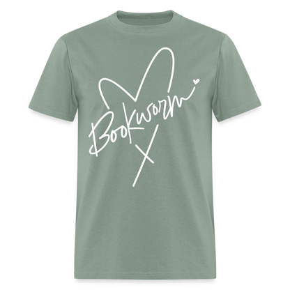 Bookworm T-Shirt - sage